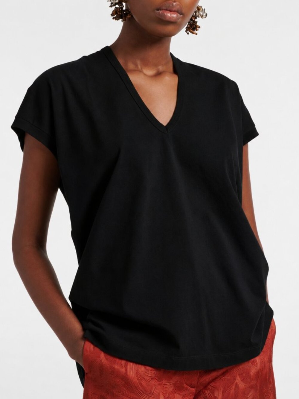 Dries Van Noten V-neck T-shirt